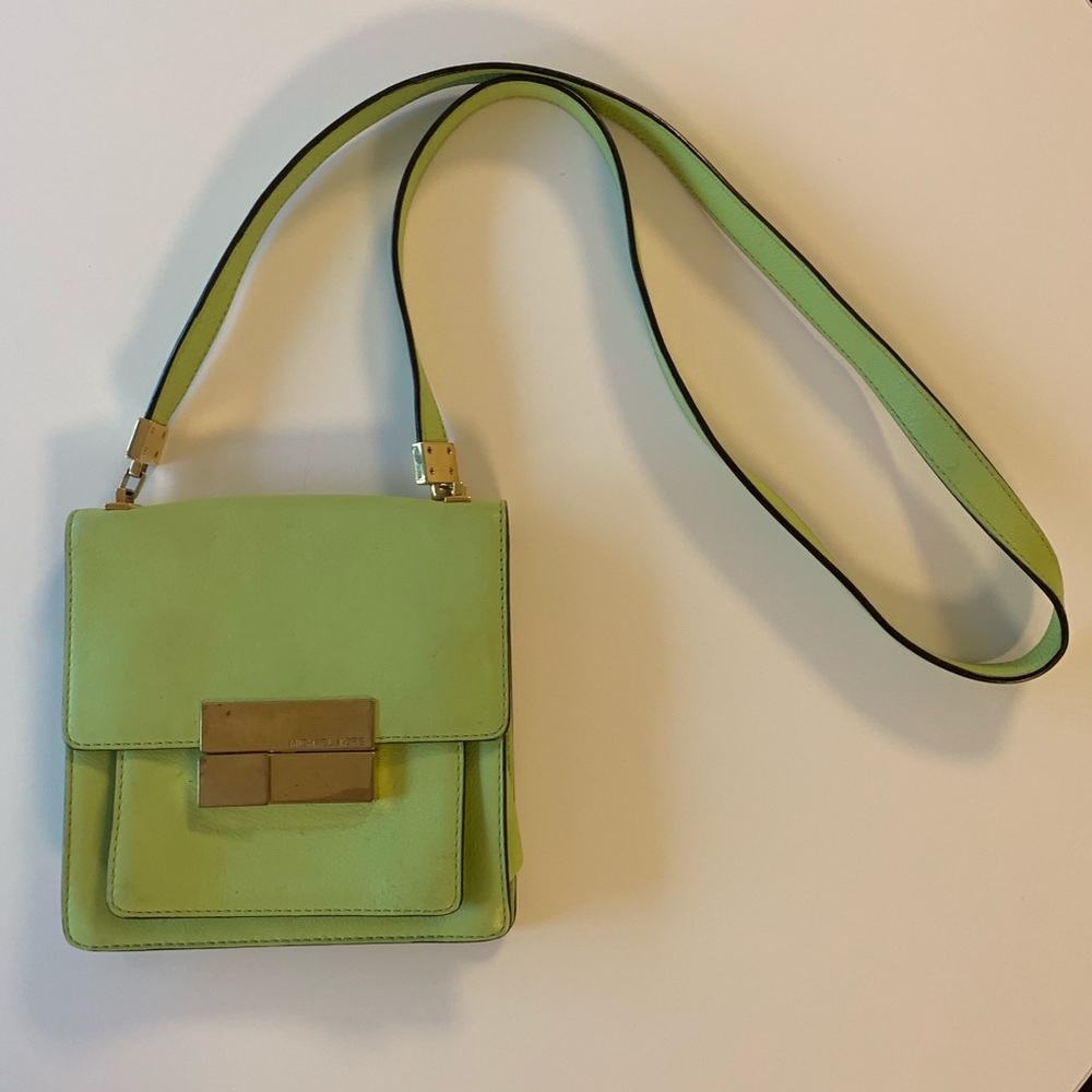 Michael Kors Collection Neon Green Crossbody